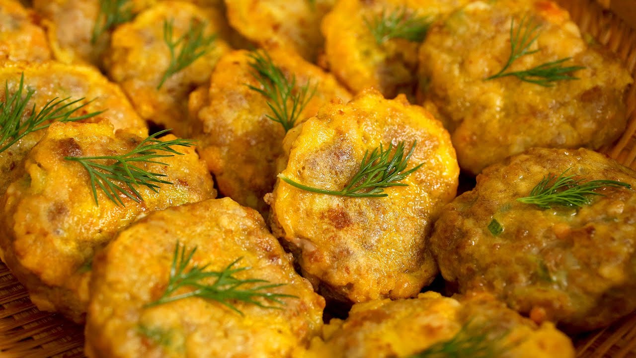Pan-fried meat and tofu patties (Wanja-jeon) recipe by Maangchi