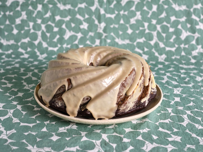 Chocolate Fudge & Tahini Cake