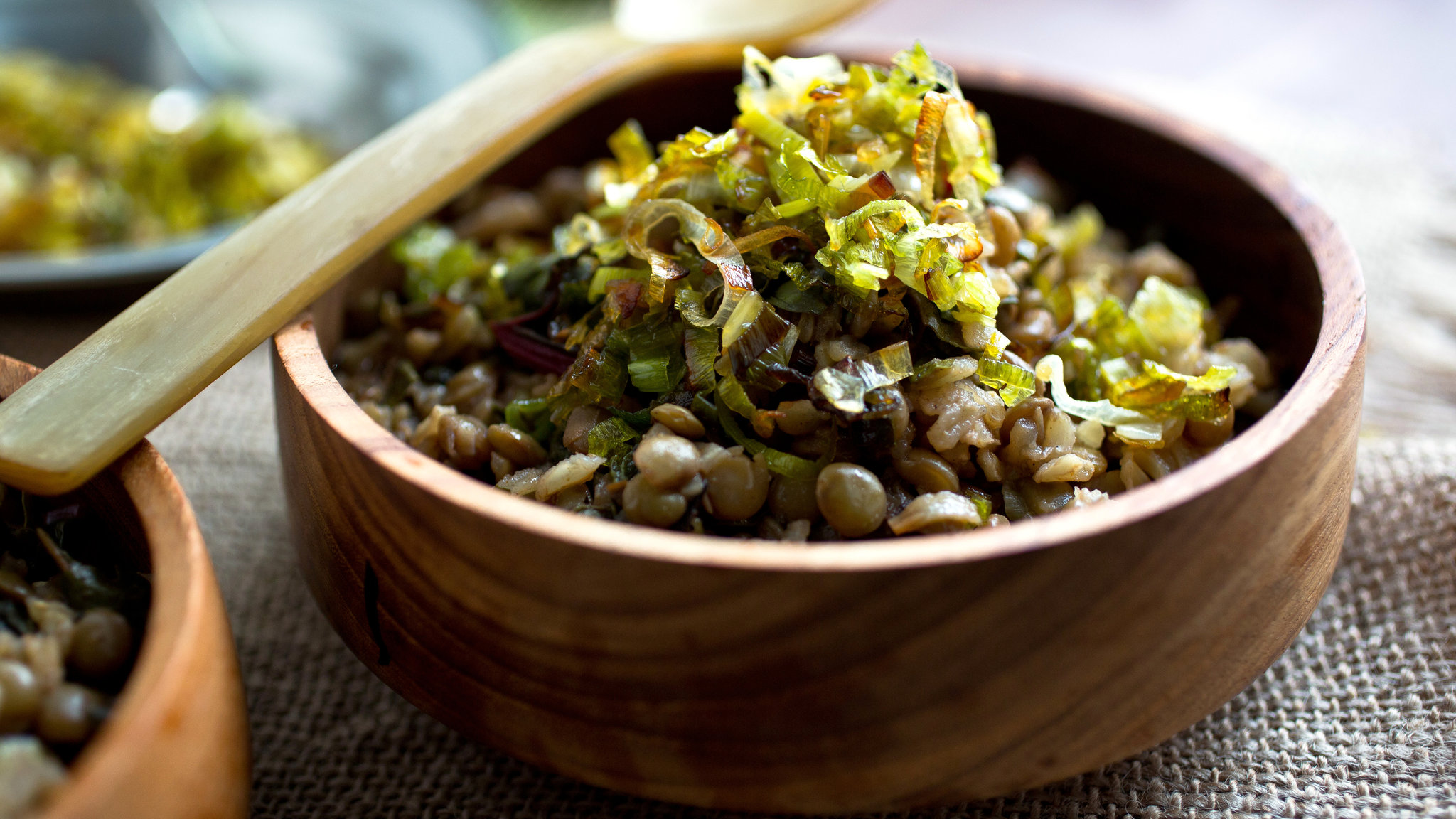 One-Pot Mujadara With Leeks and Greens Recipe (with Video)