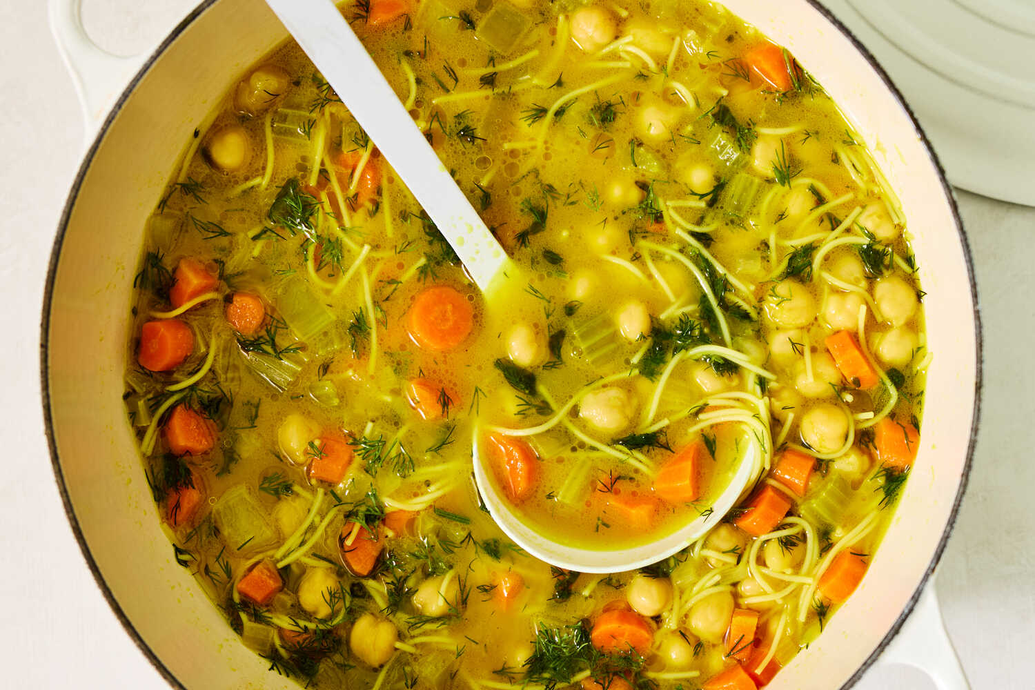 Chickpea Noodle Soup Recipe