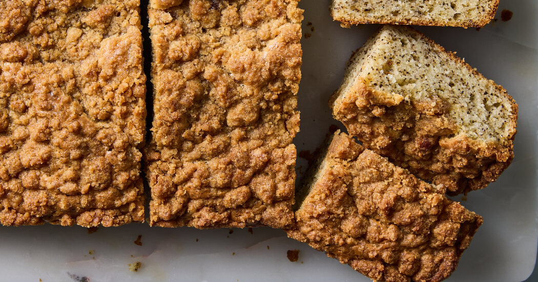 Earl Grey Cardamom Crumb Cake Recipe