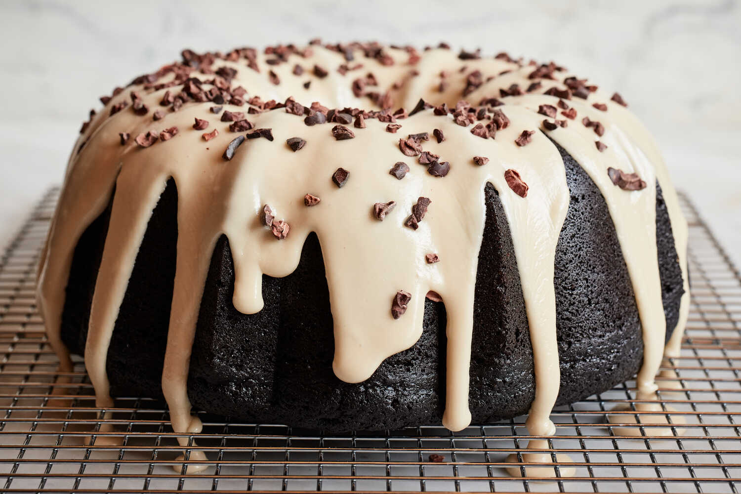 Chocolate Stout Cake With Coffee Glaze Recipe