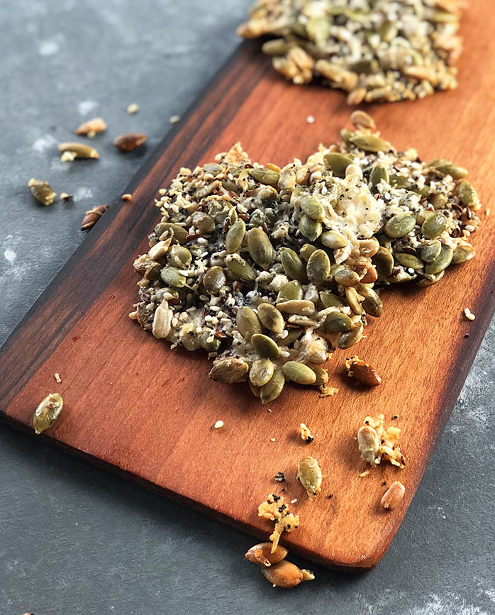 Going Crackers: Best-Ever Cheese Crisp | Katy Keck