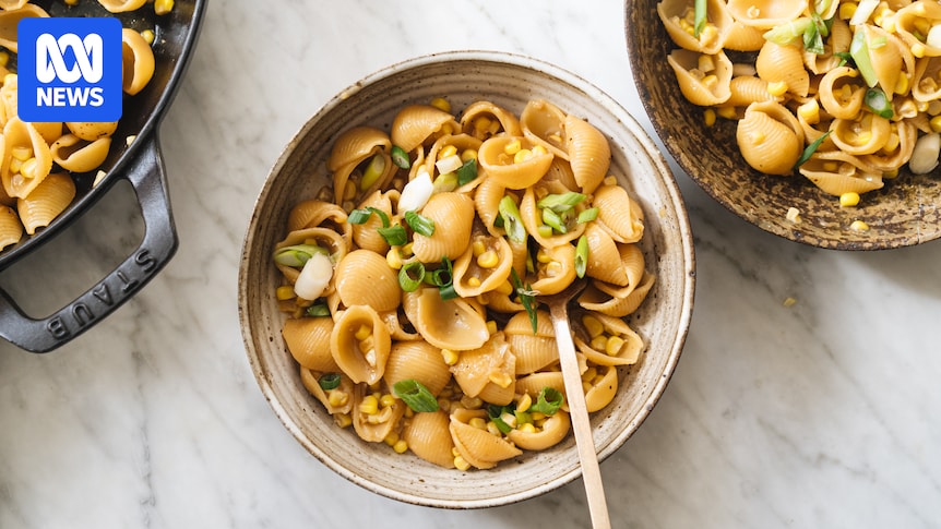 Hetty McKinnon's one-pot miso and corn pasta is a quick and comforting meal - ABC News