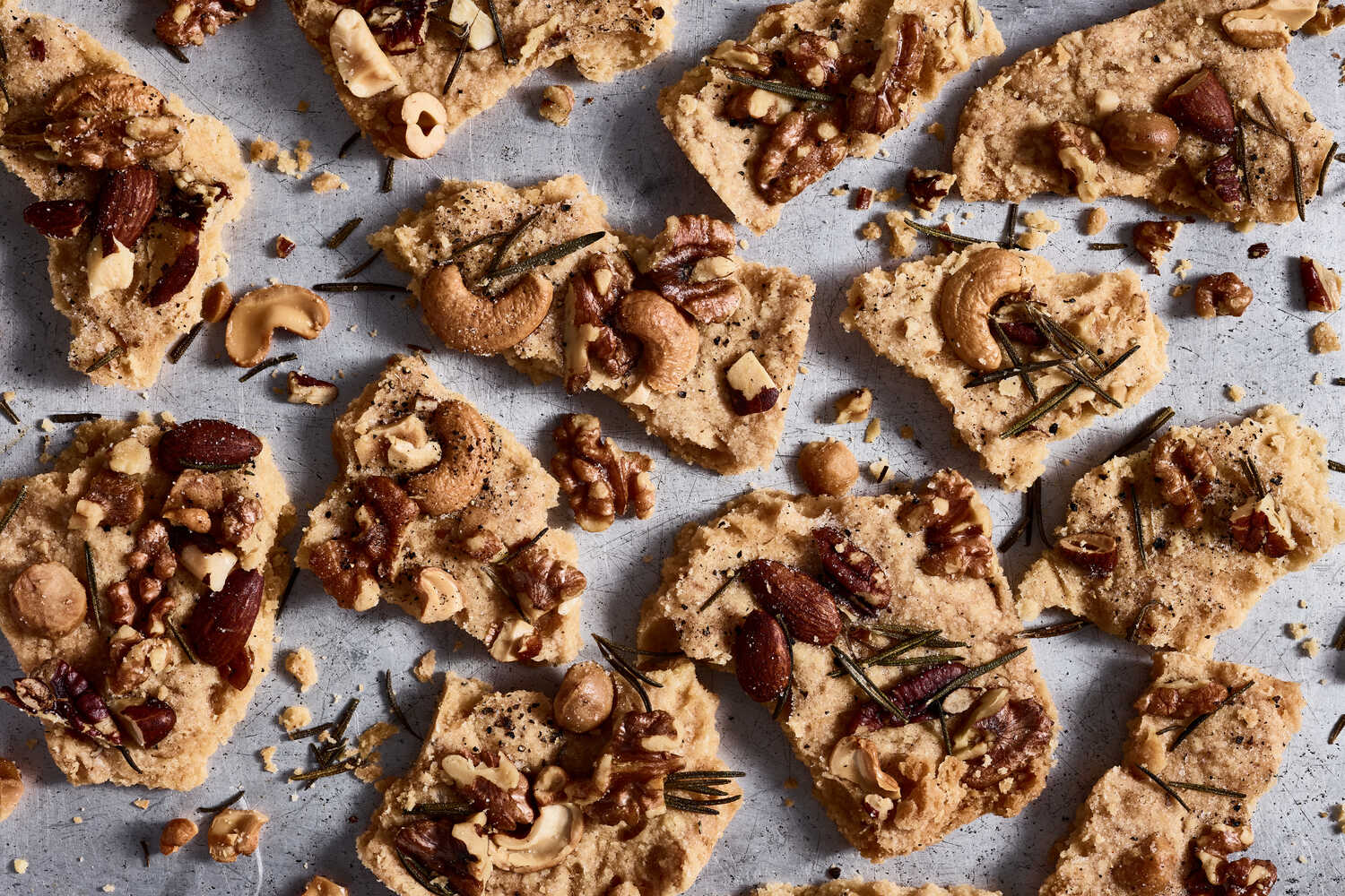Savory Mixed-Nut Shortbread Recipe