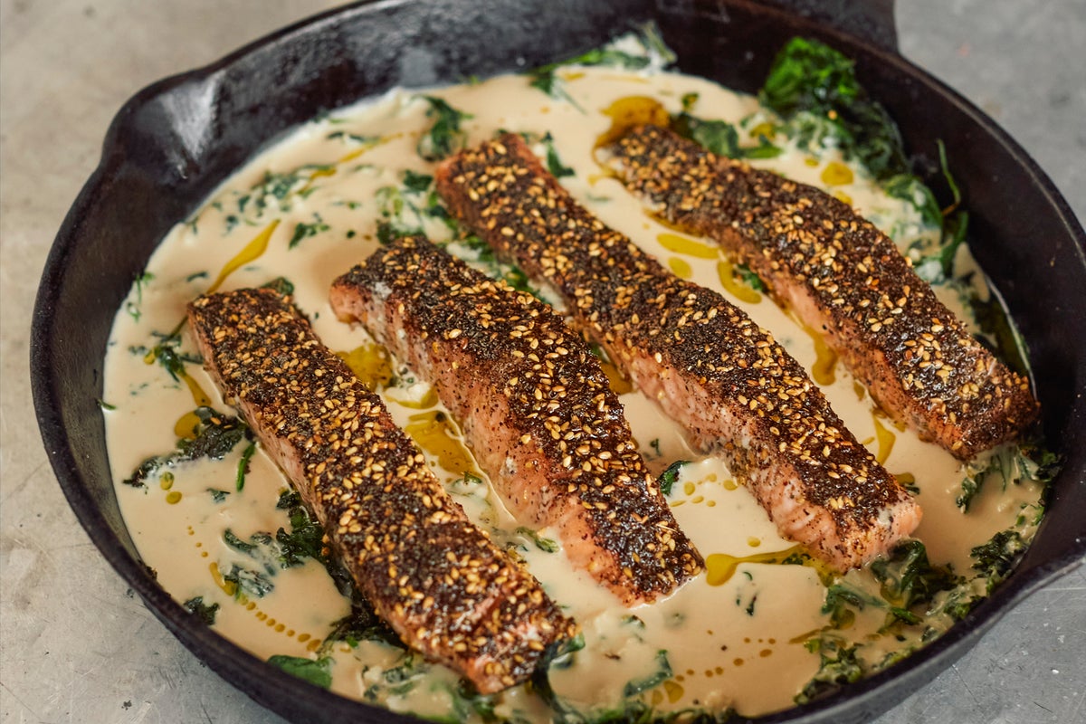 Ottolenghi’s za’atar salmon and tahini recipe | The Independent