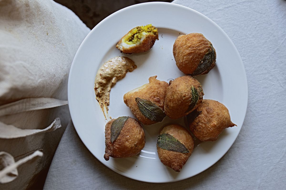 Chewy Curried Pork Donuts From Mandy Lee