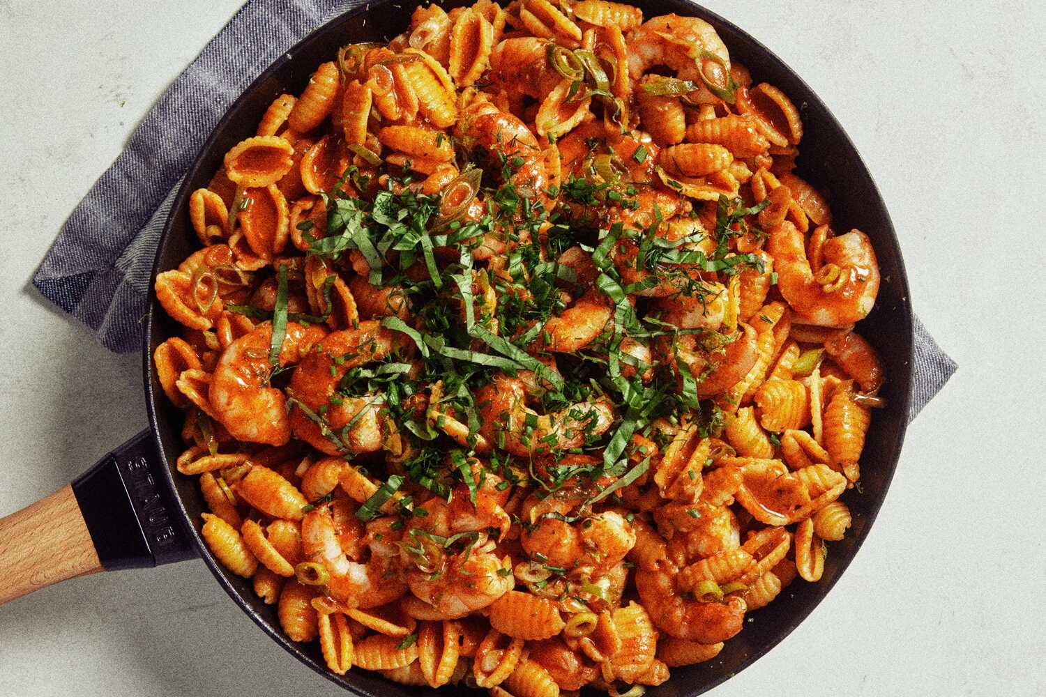 Shrimp in Rundown Sauce With Cavatelli Recipe