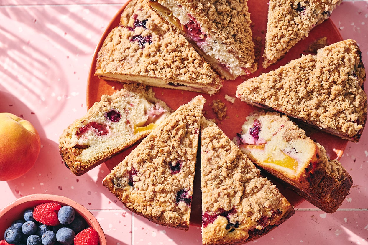Peachberry Buckle Recipe | King Arthur Baking