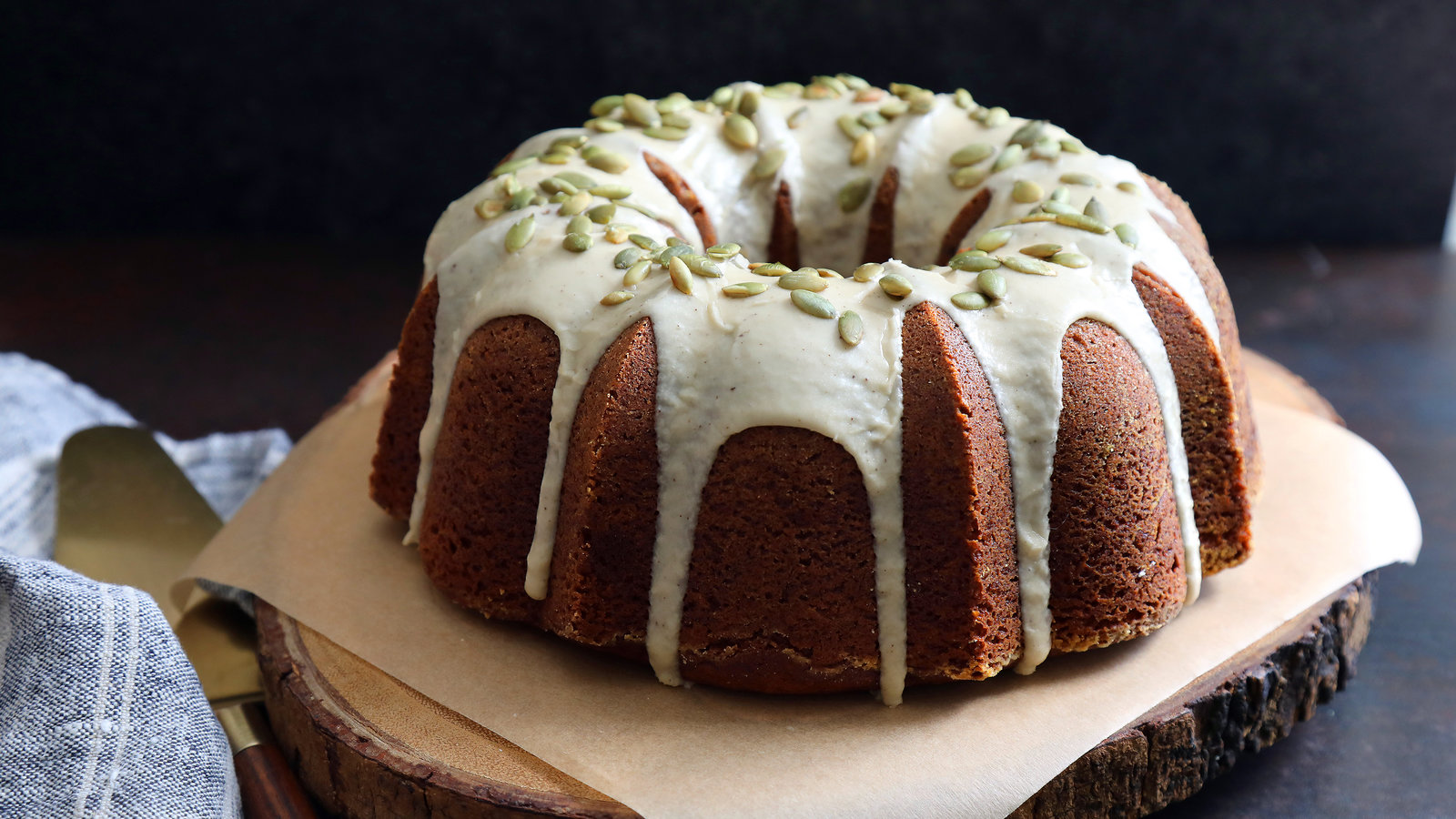 Pumpkin Bundt Cake With Maple Brown-Butter Glaze Recipe