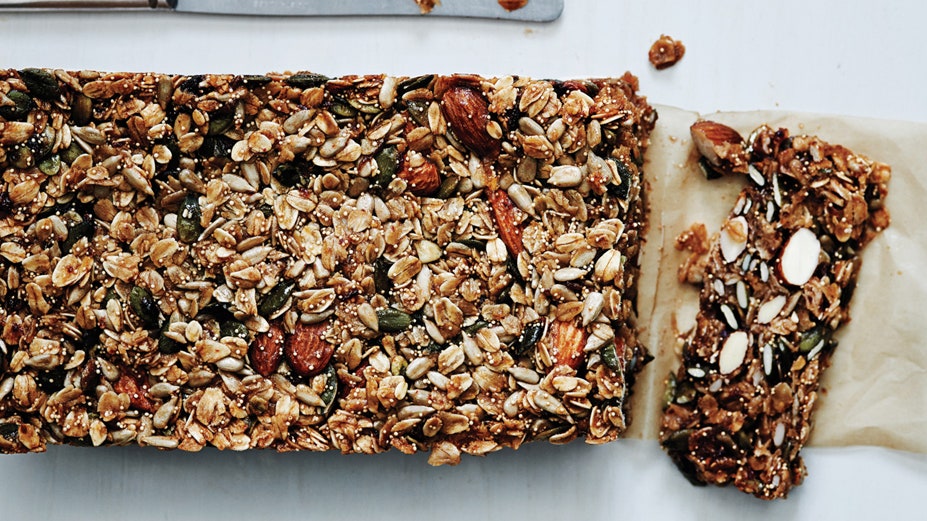 Nutty Grain and Oat Bars Recipe | Bon Appétit
