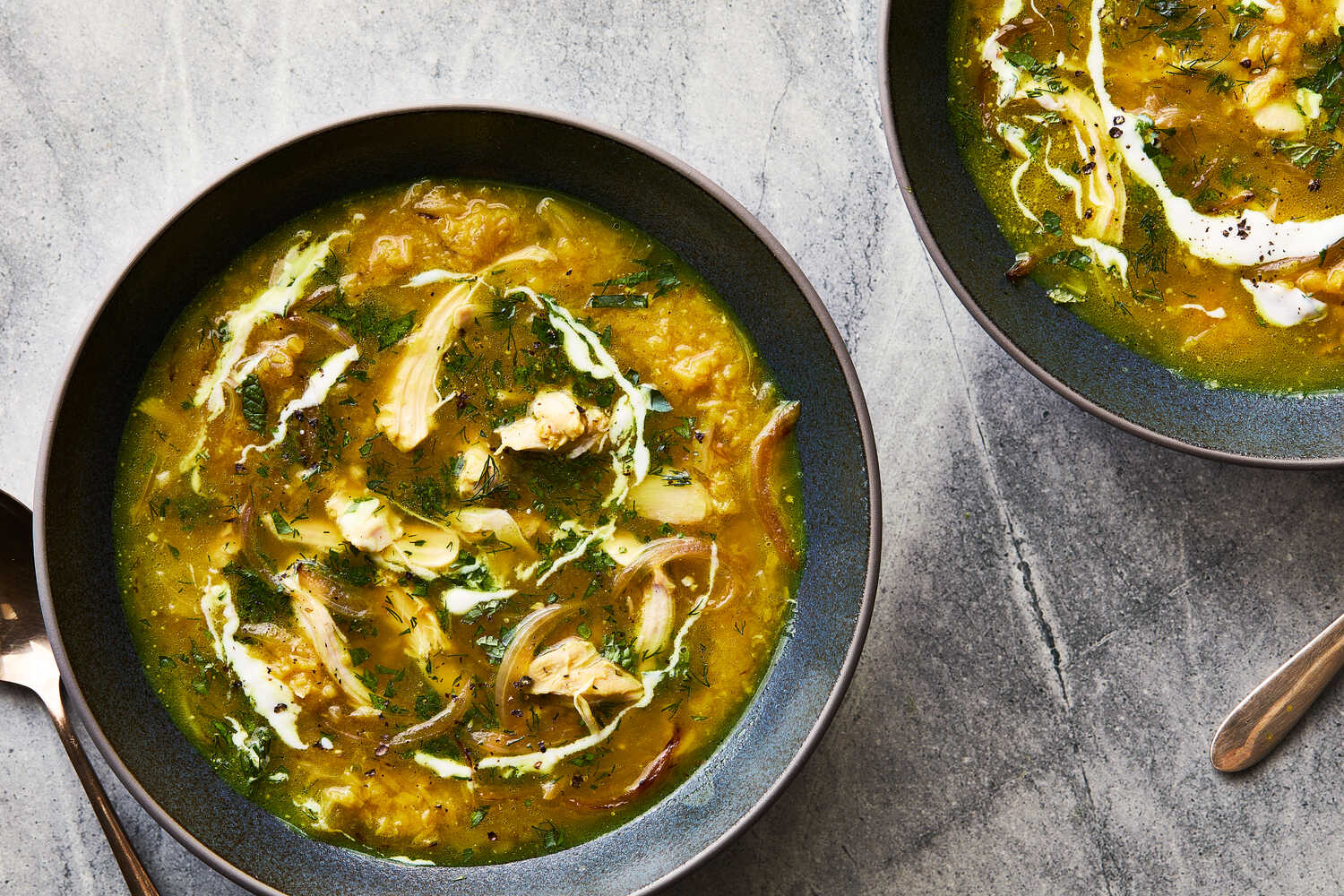 Chicken and Red Lentil Soup With Lemony Yogurt  Recipe