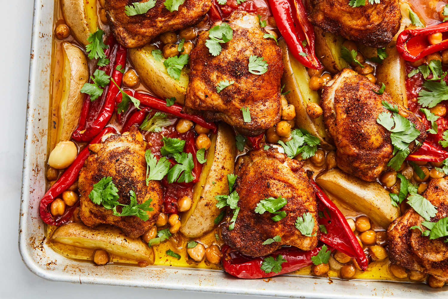 Chicken and Chickpea Tray Bake Recipe