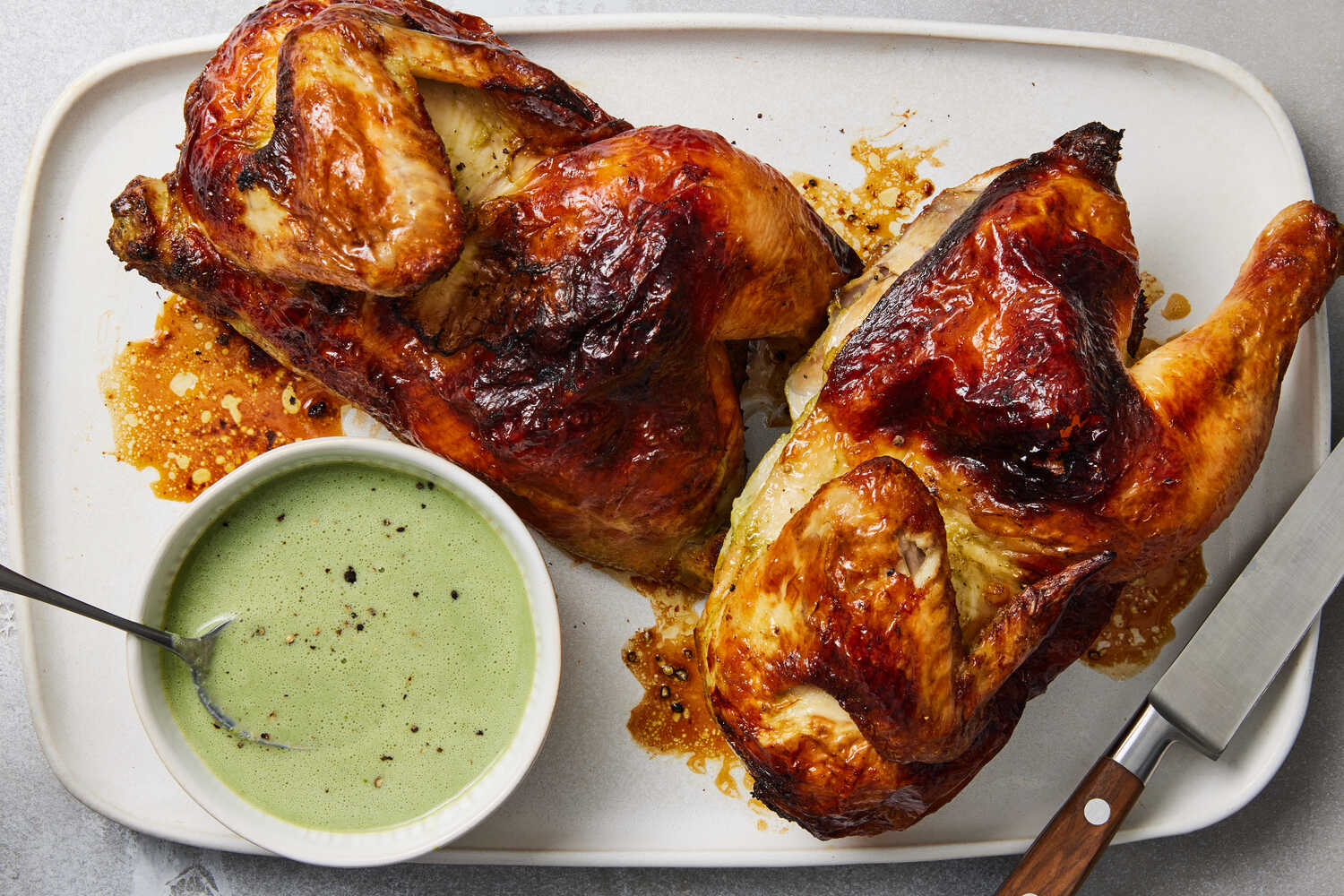 Green Goddess Roasted Chicken Recipe