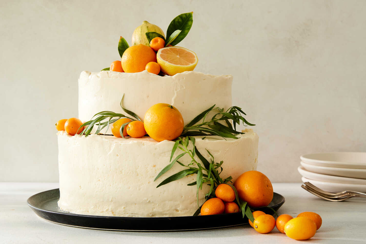 Toasted Sesame and Citrus Wedding Cake Recipe (with Video)