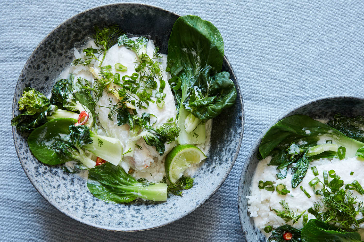 Coconut-Poached Fish With Bok Choy Recipe