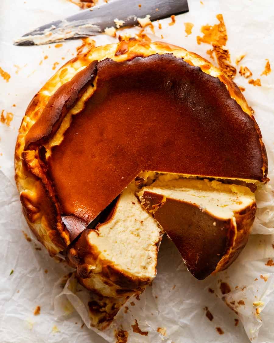 Basque Cheesecake - RecipeTin Eats