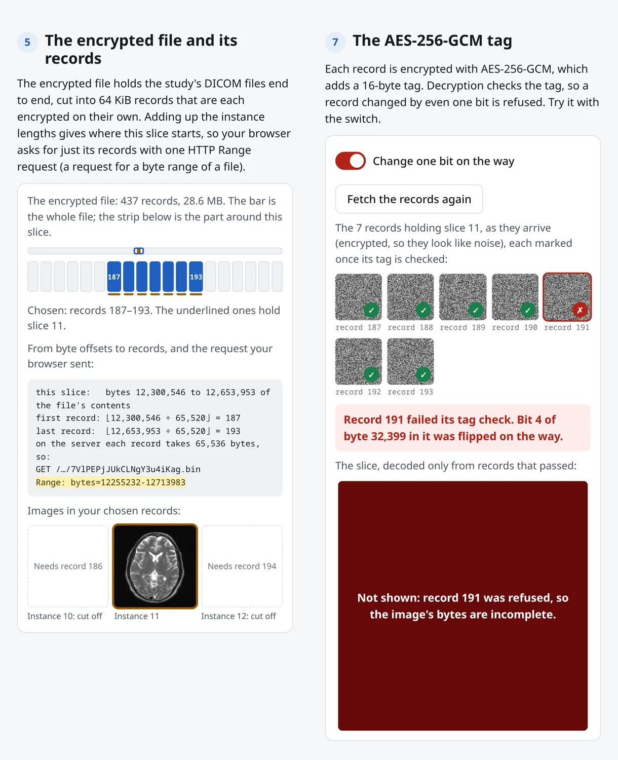The How it works page
